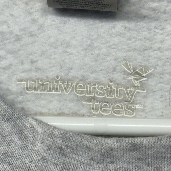 Delta Phi Epsilon Spellout Letters Pullover Crewneck Sweatshirt Gray Men XL EUC - Picture 5 of 6